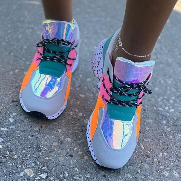 Icey Multi color block sneakers - Picture 2 of 5